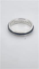 Tiffany & Co. Gent's Silver Ring 925 Silver 6.41g Size:9.5